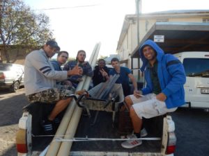 ELS students on their way to Avian park